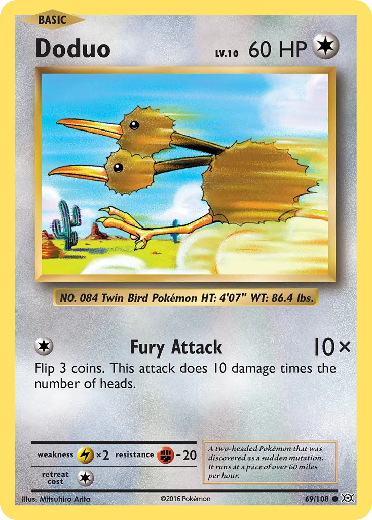 Doduo (Evolutions) - Pokémon in TCG Land México