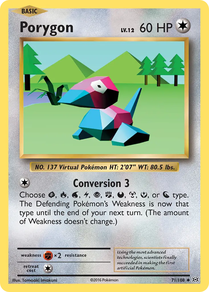 Porygon (Evolutions) - Pokémon in TCG Land México