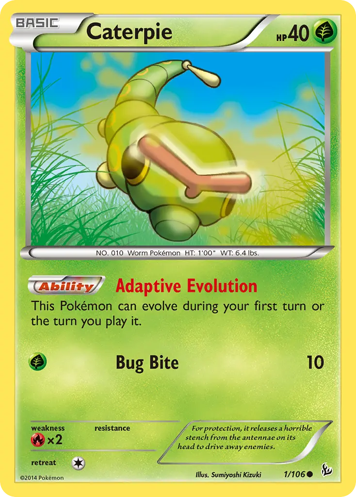 Caterpie (Flashfire) - Pokémon in TCG Land México