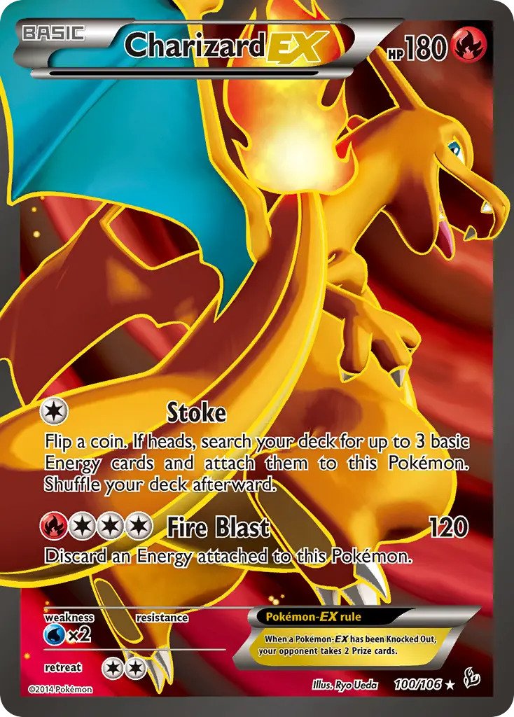 Charizard-EX (Flashfire) - Pokémon in TCG Land México