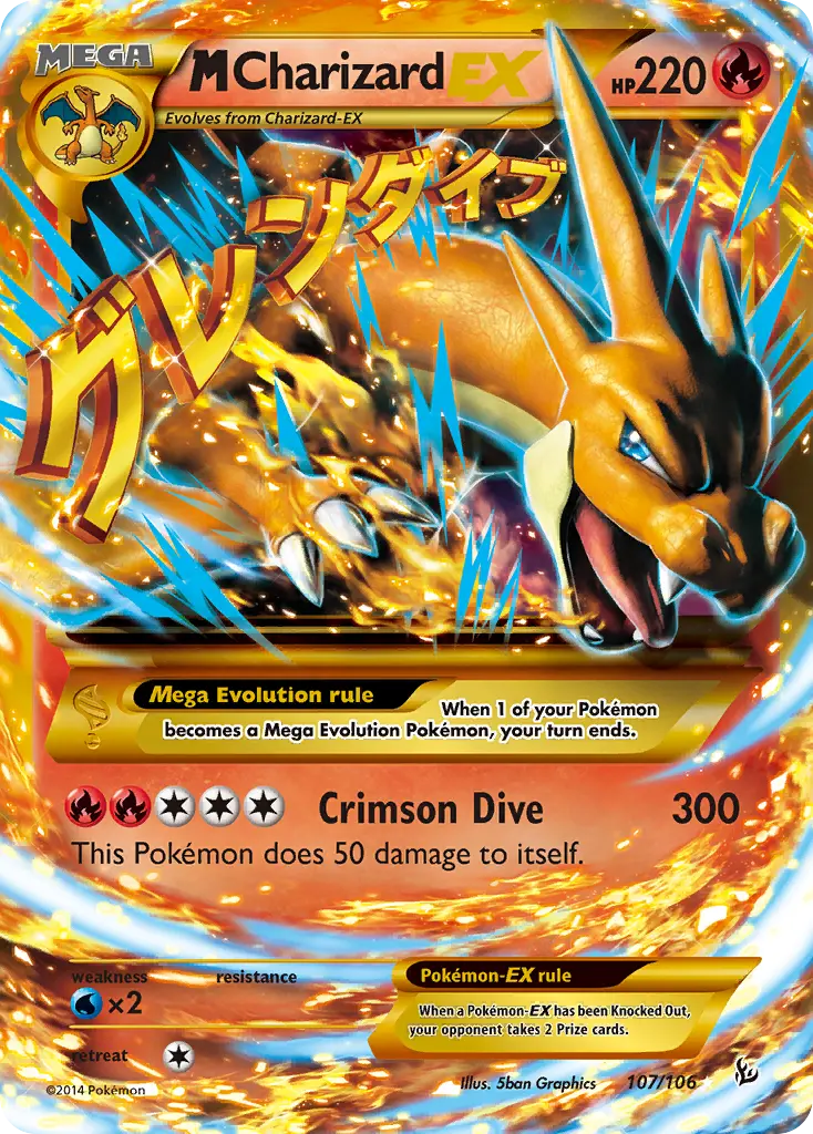M Charizard-EX (Flashfire) - Pokémon in TCG Land