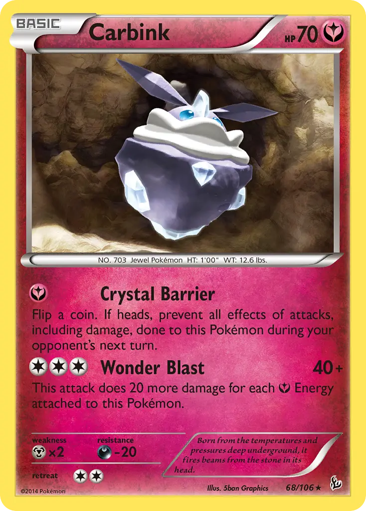 Carbink (Flashfire) - Pokémon in TCG Land México