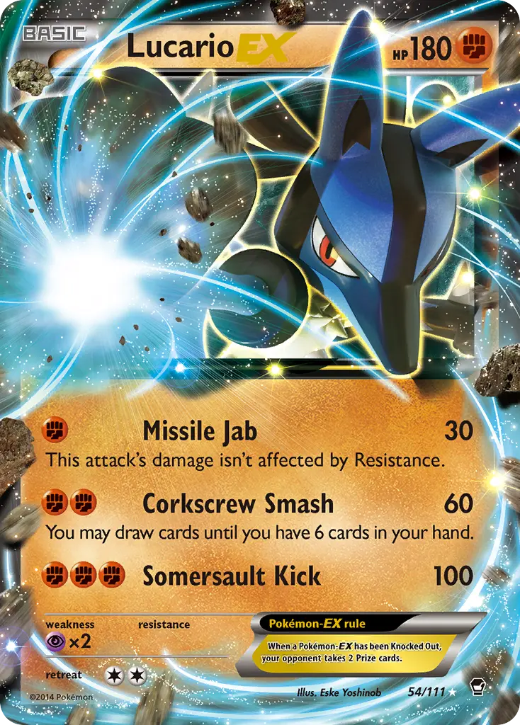 Lucario-EX (Furious Fists) - Pokémon in TCG Land México