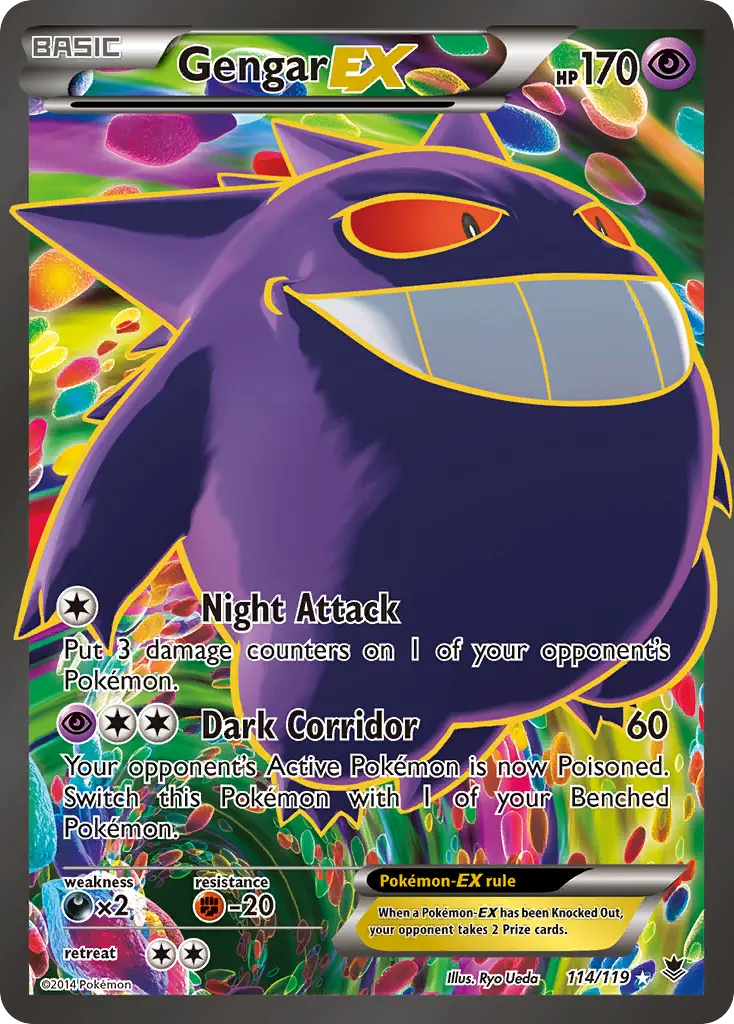 Gengar-EX (Phantom Forces) - Pokémon in TCG Land México