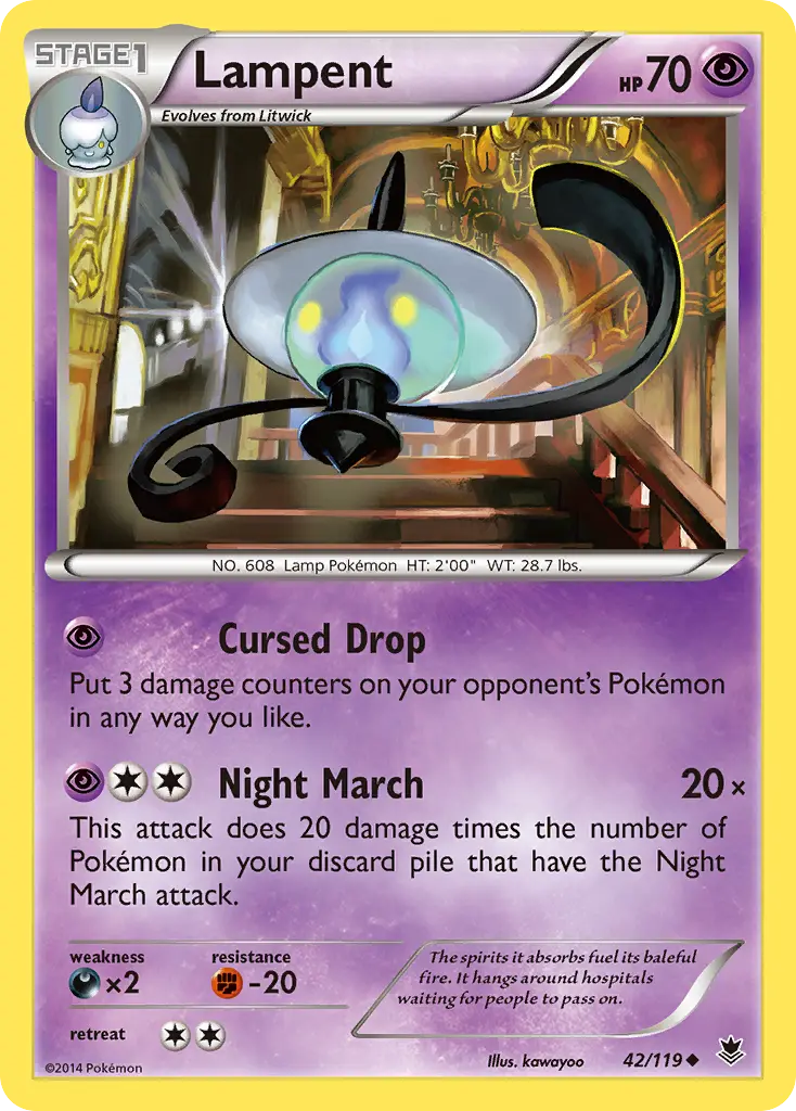 Lampent (Phantom Forces) - Pokémon in TCG Land México