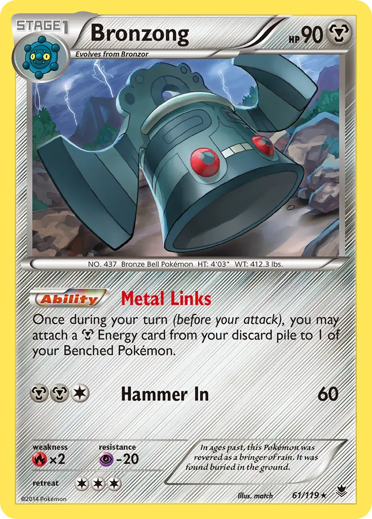 Bronzong (Phantom Forces) - Pokémon in TCG Land México