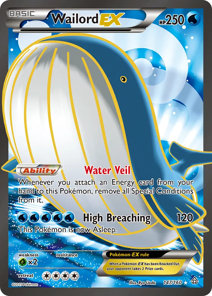 Wailord-EX (Primal Clash) - Pokémon in TCG Land México
