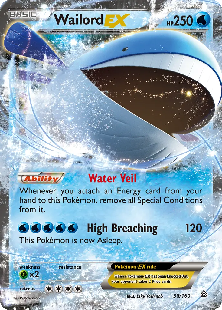 Wailord-EX (Primal Clash) - Pokémon in TCG Land México