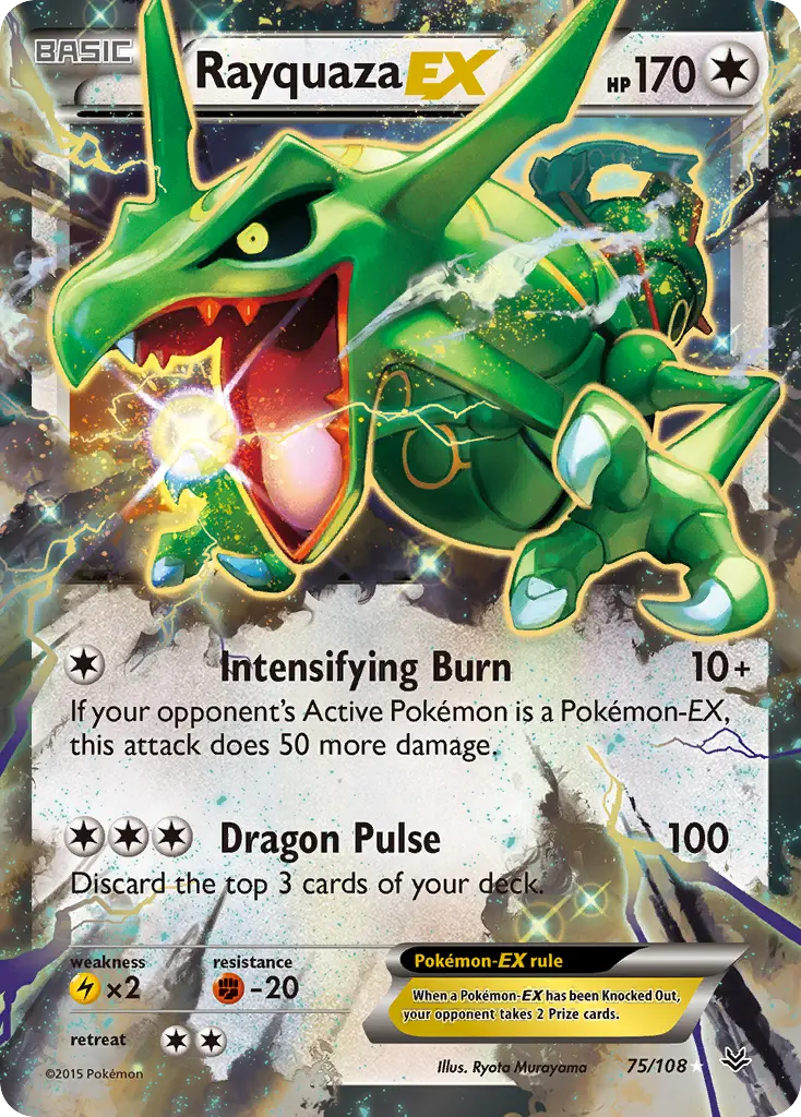 Rayquaza-EX (Roaring Skies) - Pokémon in TCG Land