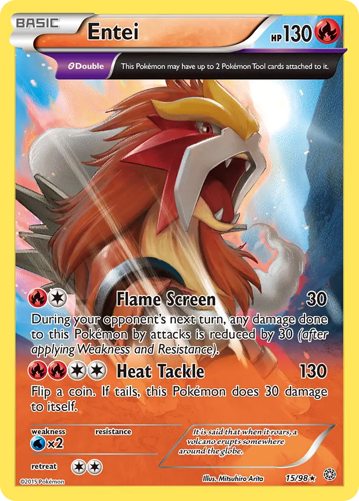 Entei (Ancient Origins) - Pokémon in TCG Land México
