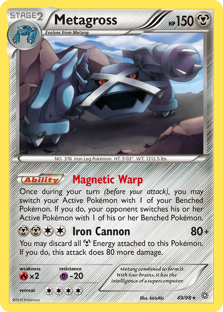 Metagross (Ancient Origins) - Pokémon in TCG Land México