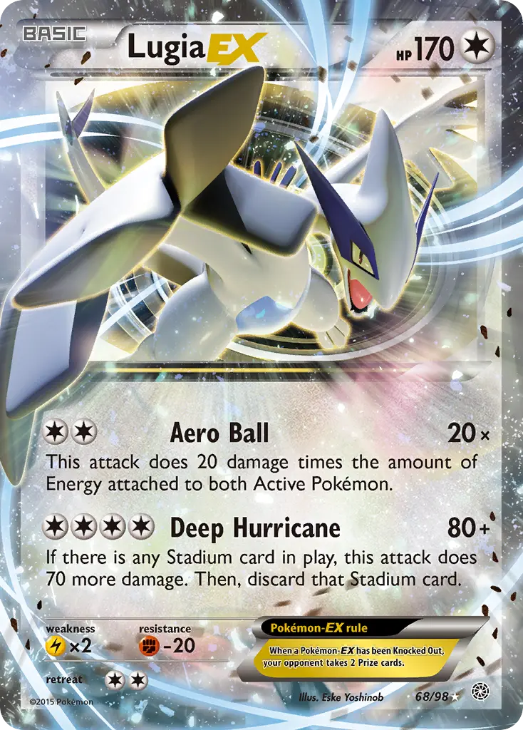 Lugia-EX (Ancient Origins) - Pokémon in TCG Land México