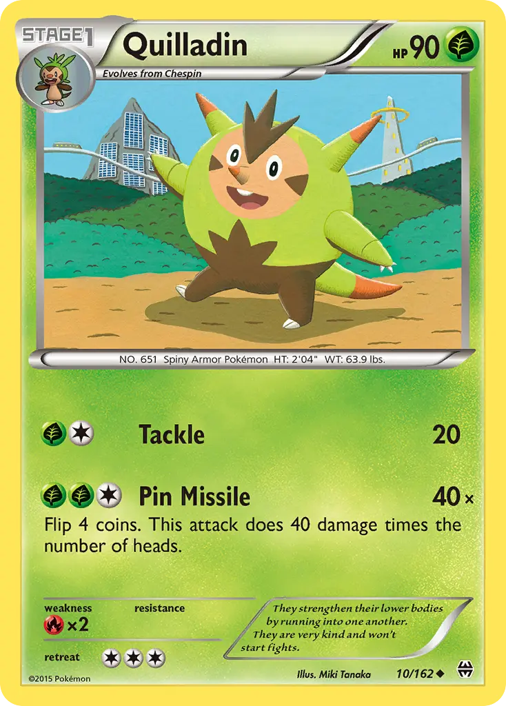 Quilladin (BREAKthrough) - Pokémon in TCG Land México