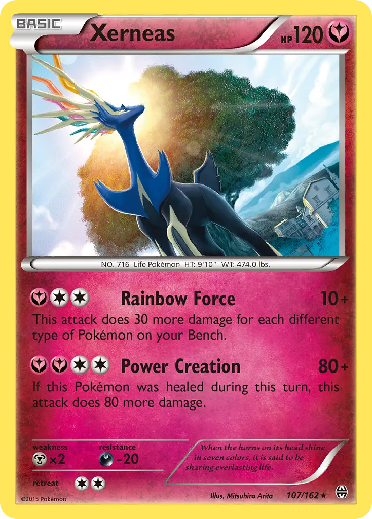 Xerneas (BREAKthrough) - Pokémon in TCG Land México
