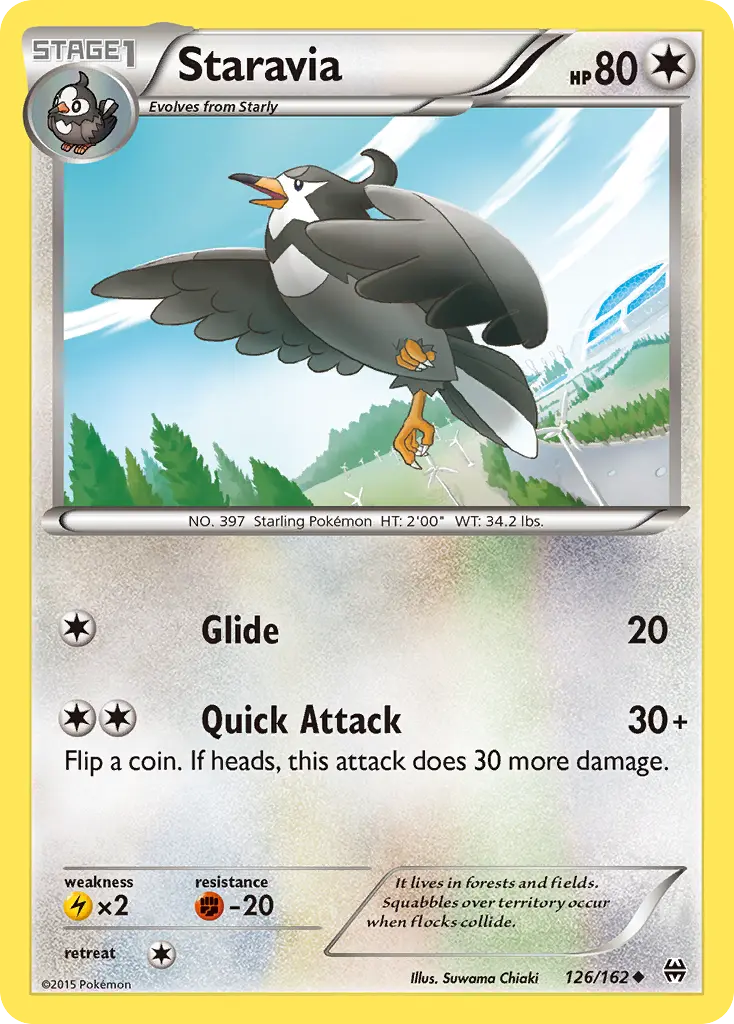 Staravia (BREAKthrough) - Pokémon in TCG Land México