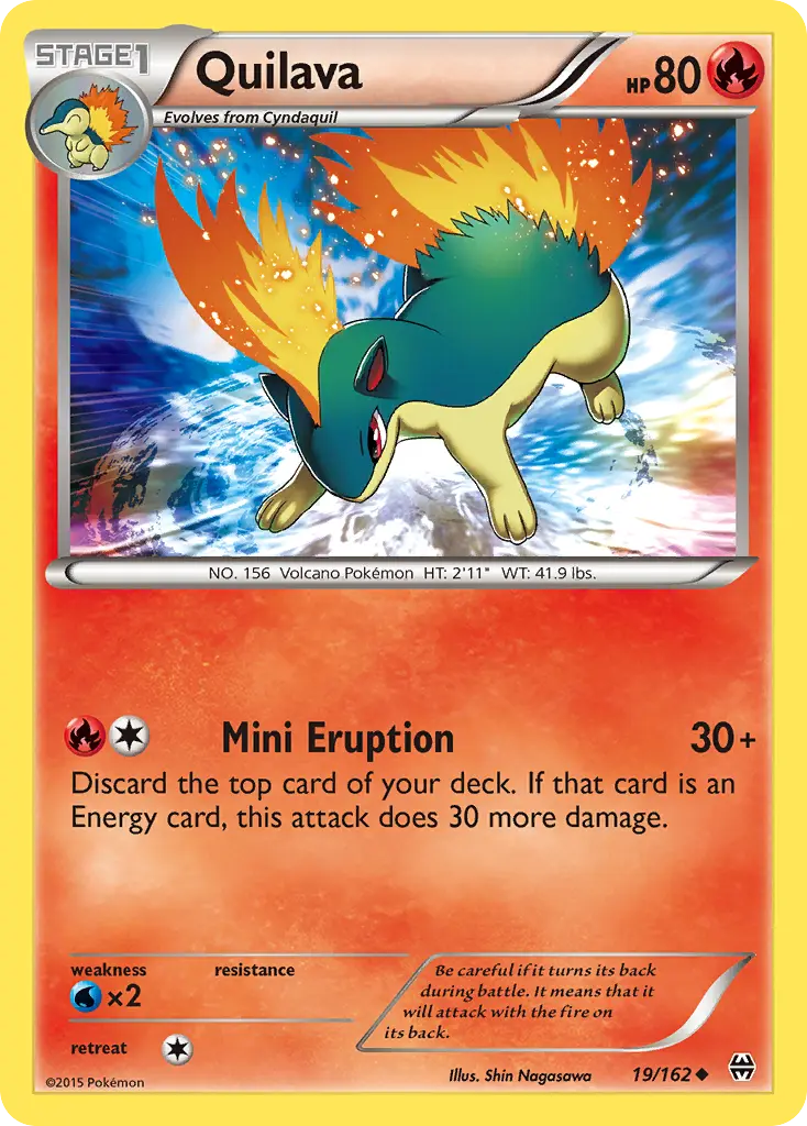 Quilava (BREAKthrough) - Pokémon in TCG Land México