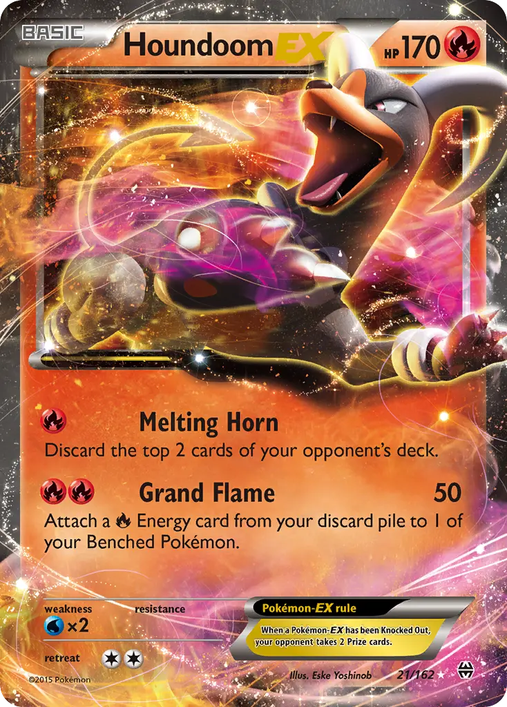 Houndoom-EX (BREAKthrough) - Pokémon in TCG Land México