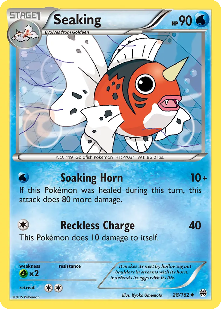 Seaking (BREAKthrough) - Pokémon in TCG Land México