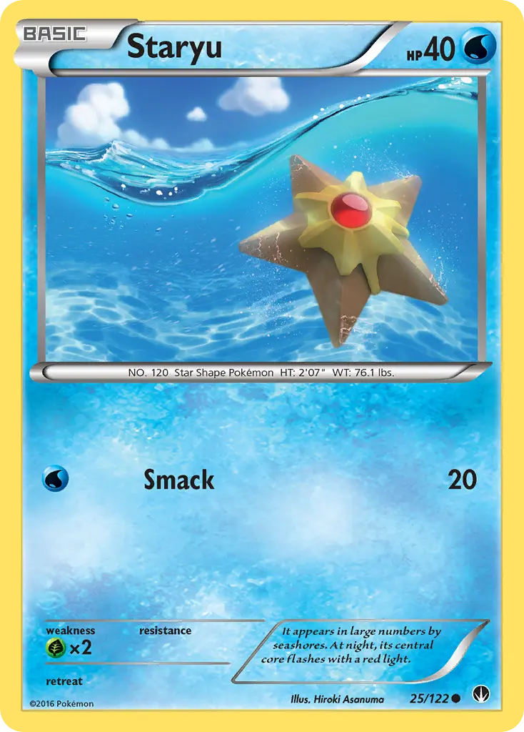 Staryu (BREAKpoint) - Pokémon in TCG Land México