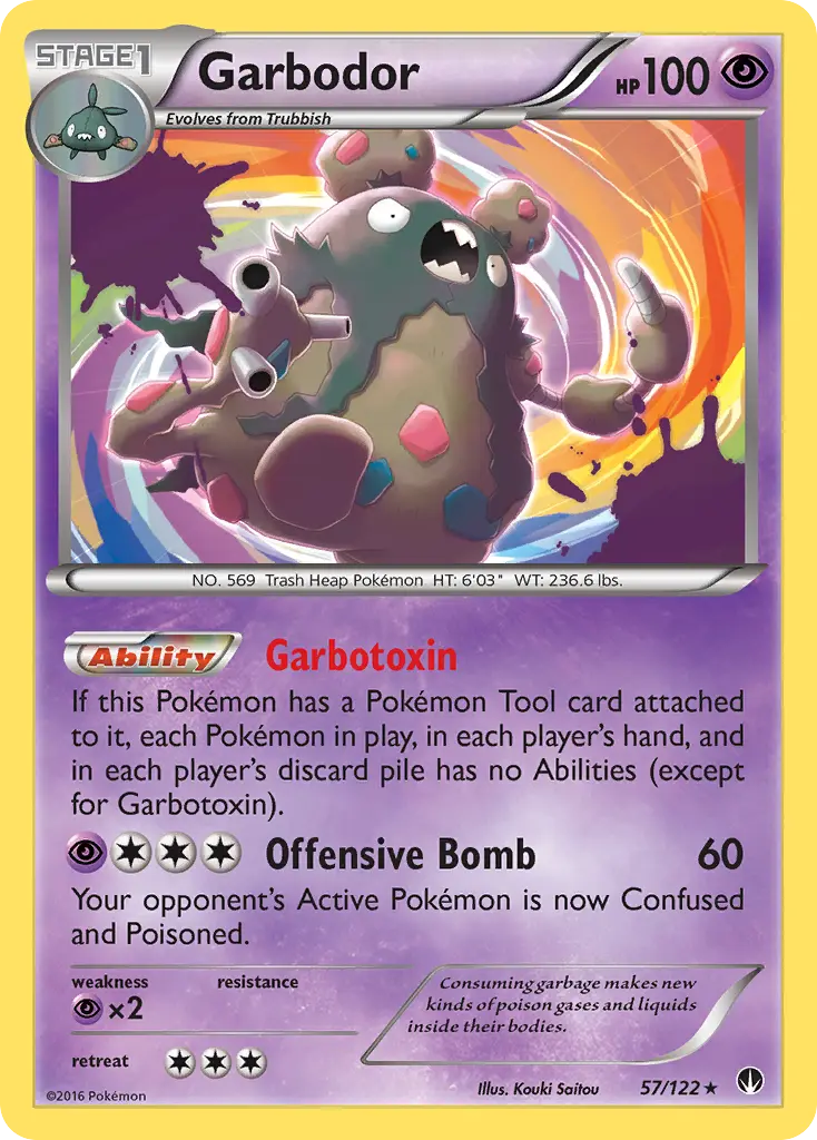 Garbodor (BREAKpoint) - Pokémon in TCG Land México