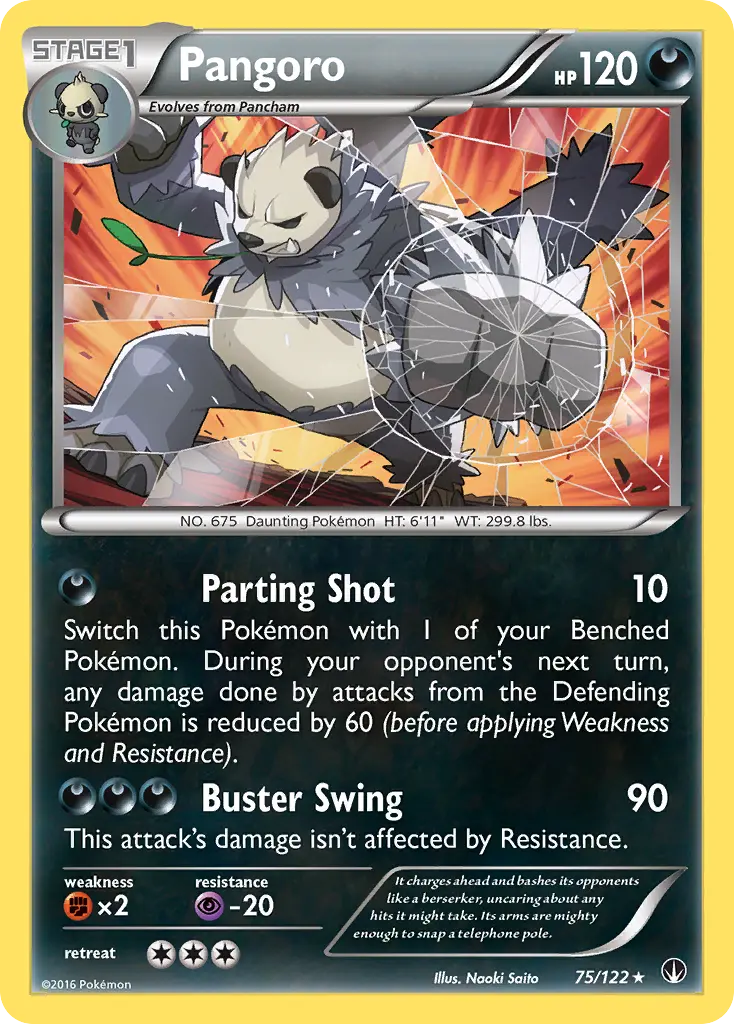 Pangoro (BREAKpoint) - Pokémon in TCG Land México