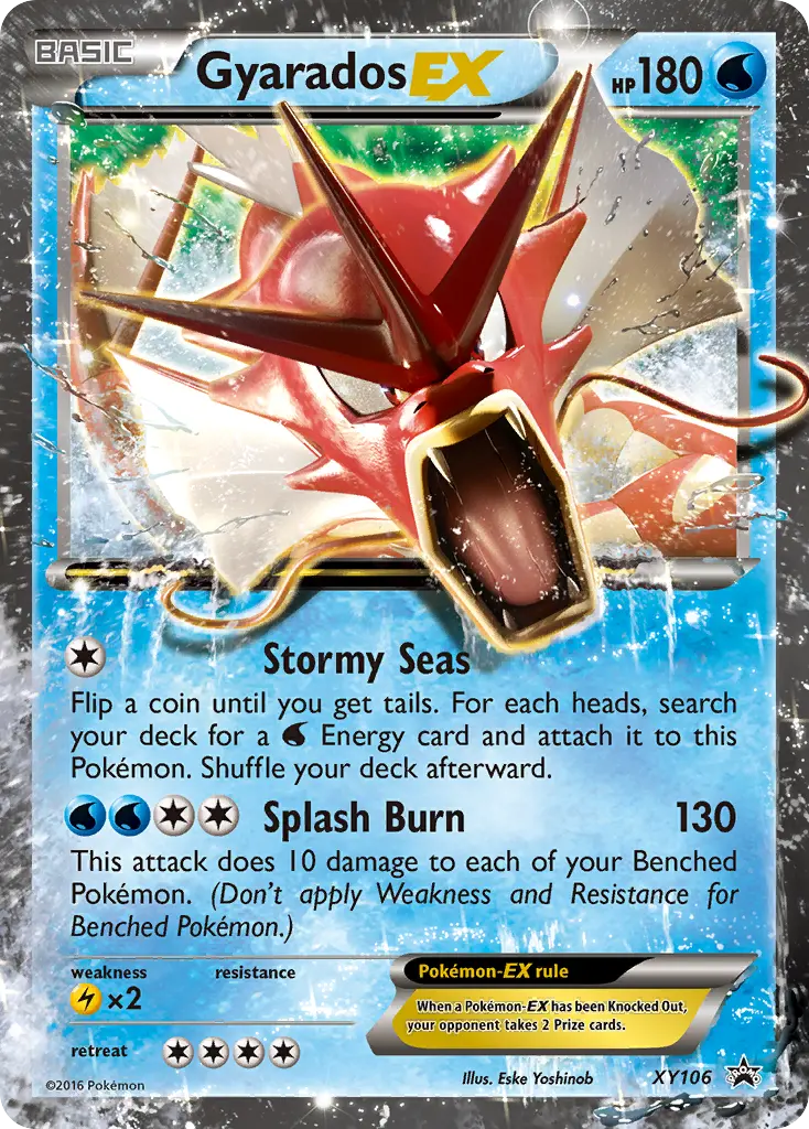 Gyarados-EX (XY Black Star Promos) - Pokémon in TCG Land México