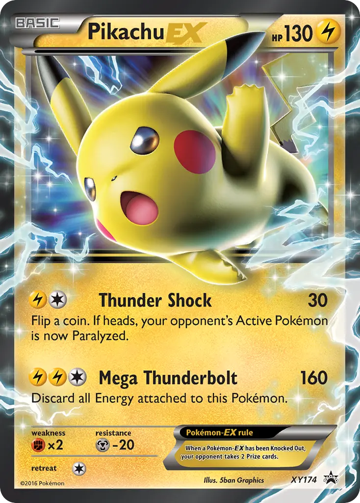 Pikachu-EX (XY Black Star Promos) - Pokémon in TCG Land México