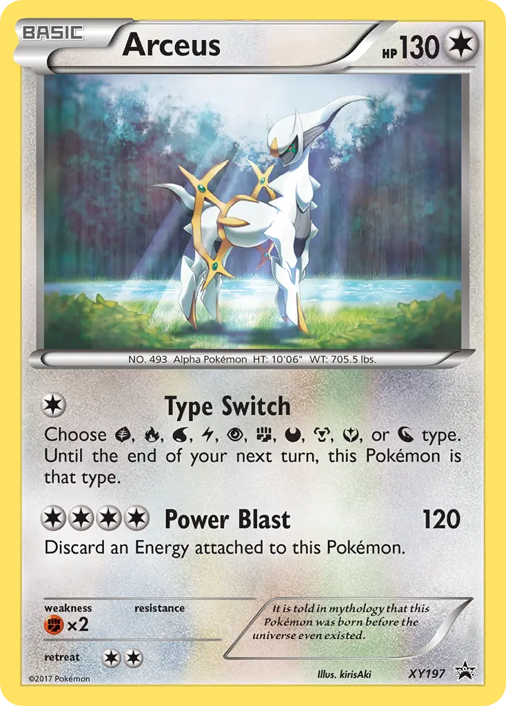 Arceus (XY Black Star Promos) - Pokémon in TCG Land México