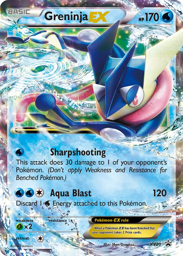 Greninja-EX (XY Black Star Promos) - Pokémon in TCG Land México