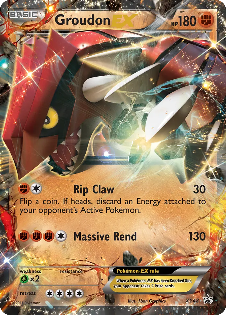 Groudon-EX (XY Black Star Promos) - Pokémon in TCG Land México