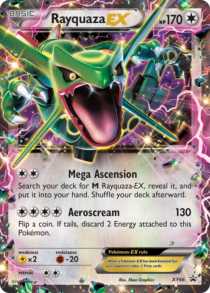 Rayquaza-EX (XY Black Star Promos) - Pokémon in TCG Land México