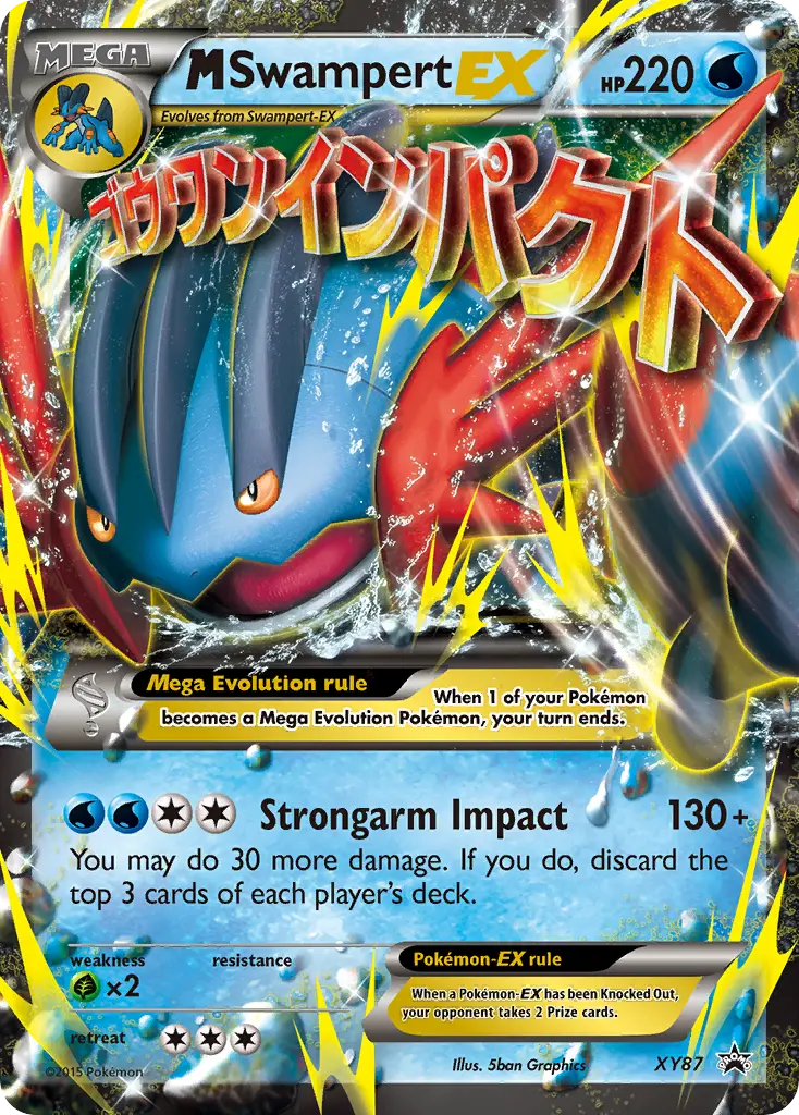 M Swampert-EX (XY Black Star Promos) - Pokémon in TCG Land México