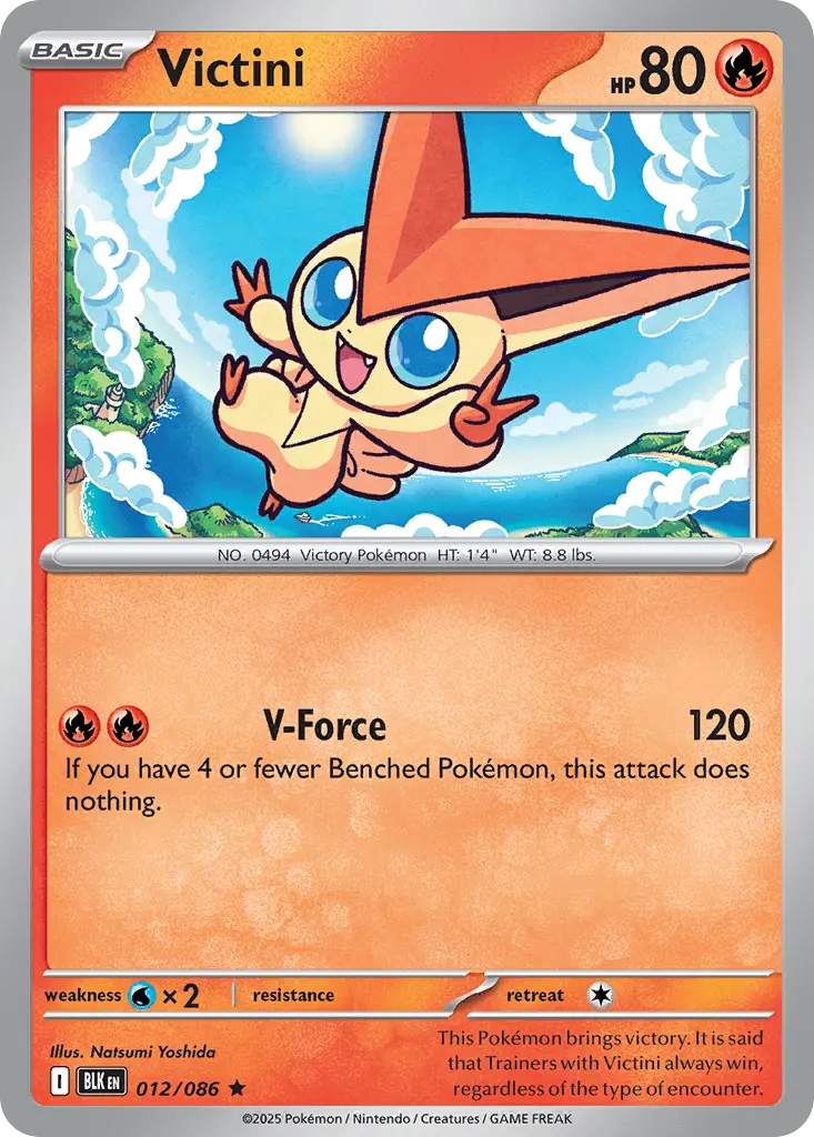 Victini (Black Bolt) - Pokémon in TCG Land México