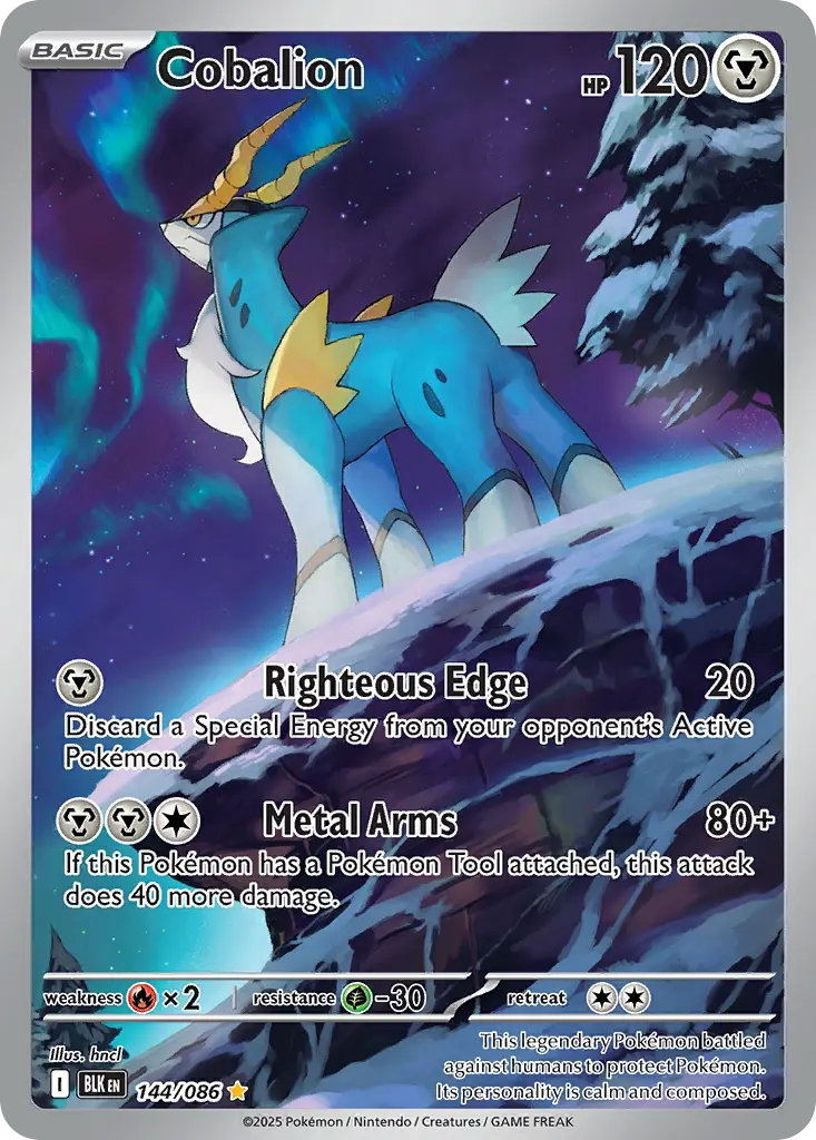 Cobalion (Black Bolt) - Pokémon in TCG Land México