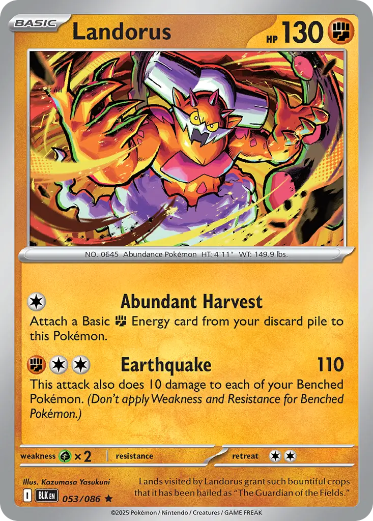 Landorus (Black Bolt) - Pokémon in TCG Land México